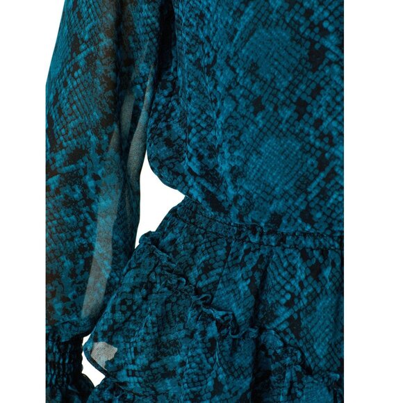 MISA LOS ANGELES Snake Print Savanna Dress Size XL - Picture 2 of 9